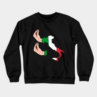 Italian hand gesture Crewneck Sweatshirt